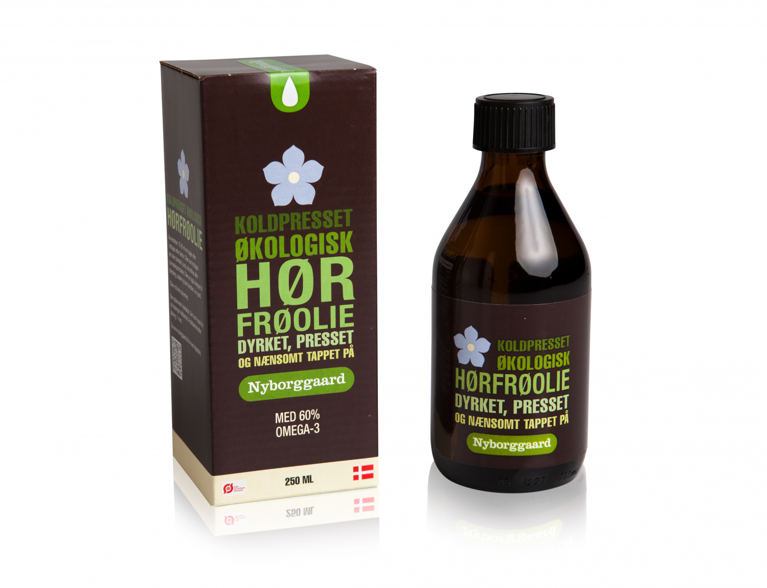 Økologisk hørfrøolie