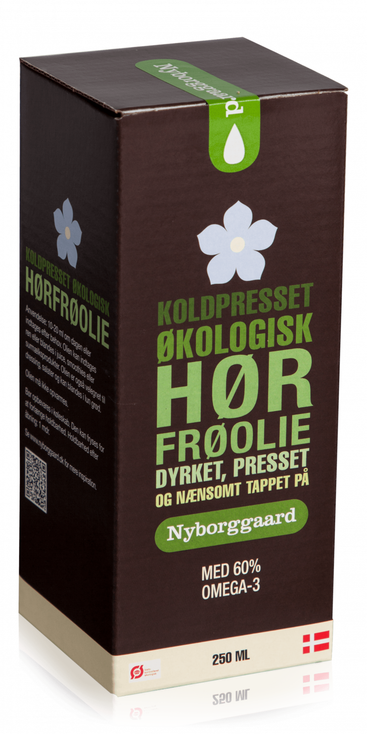 Økologisk hørfrøolie