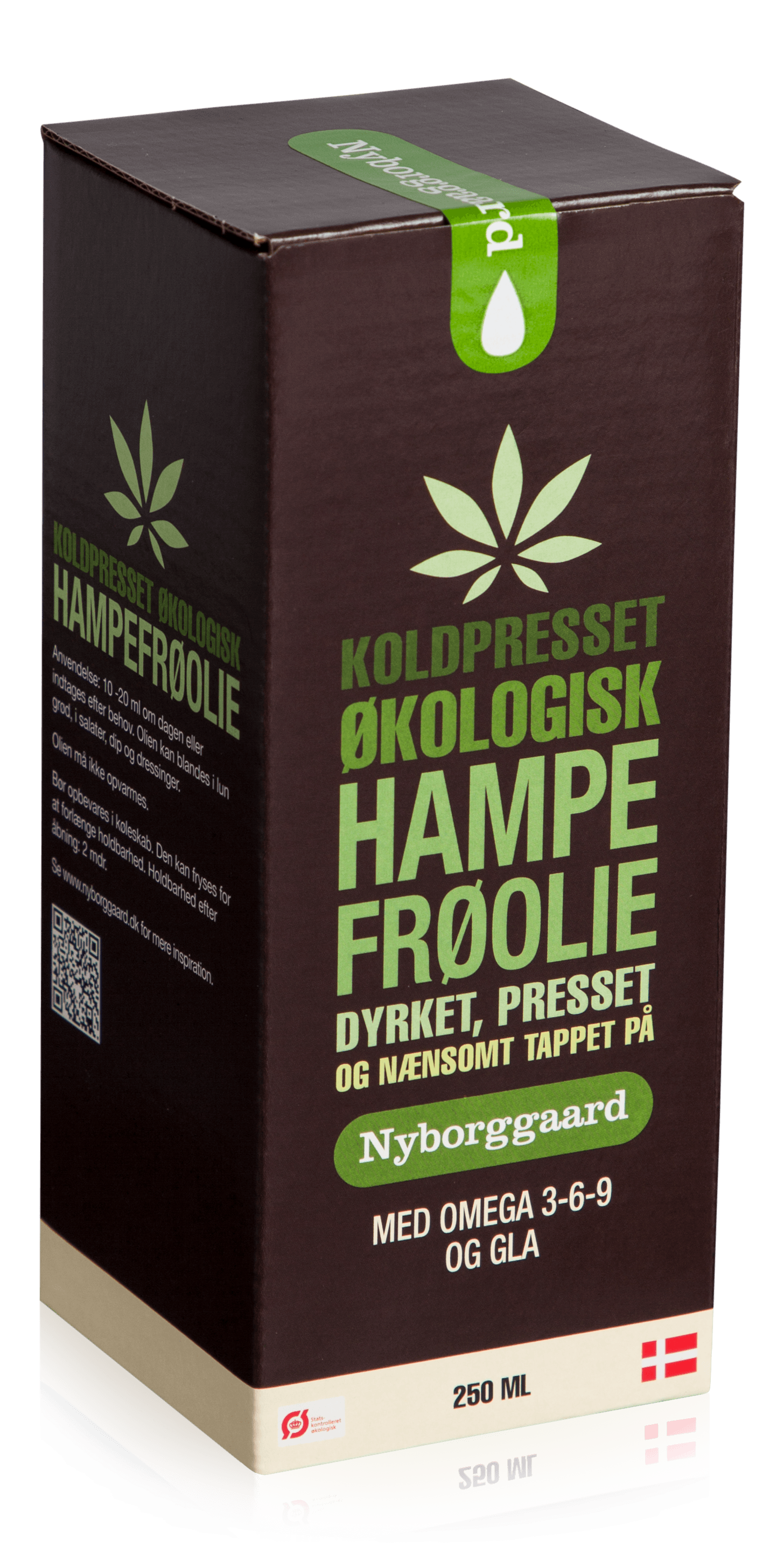 Koldpresset økologisk hampefrøolie